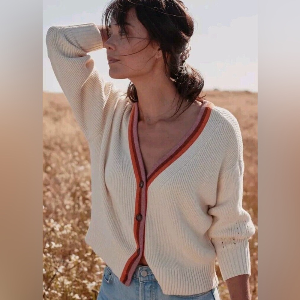 Like new Marine Layer Robin Ivory Cardigan Sweater